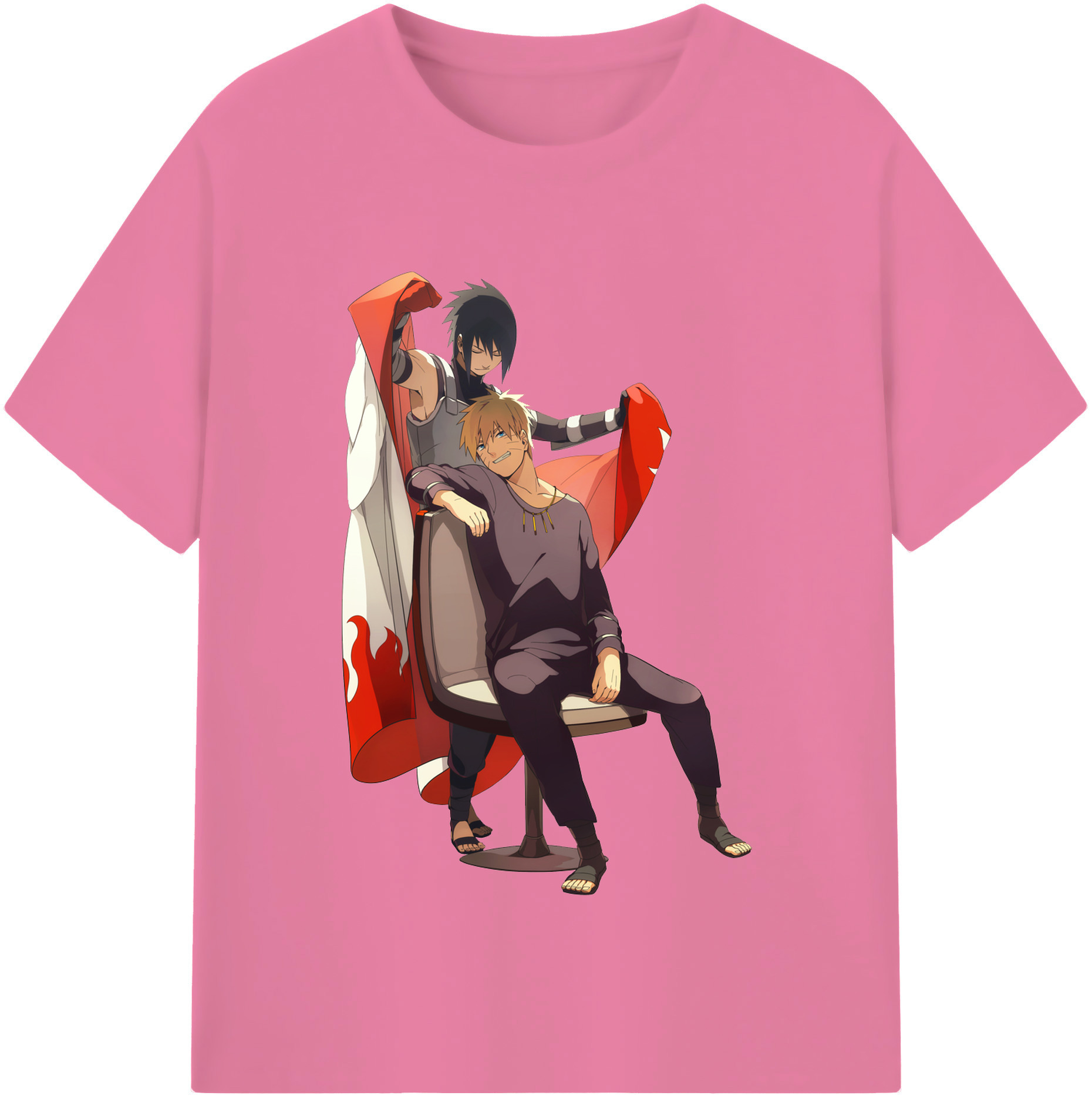 （画像用） NARUTO -ナルト- うずまき ナルト Uzumaki Naruto 綿100％半袖Tシャツ（フロントプリント）